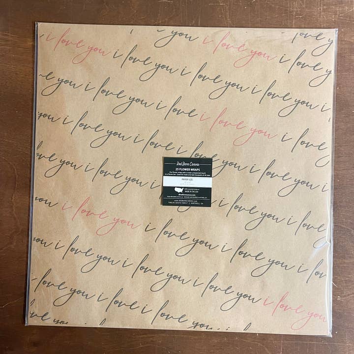 Red Barn Canvas - Wholesale Party Favor - She's Off The Market | 25 Flower Wraps3