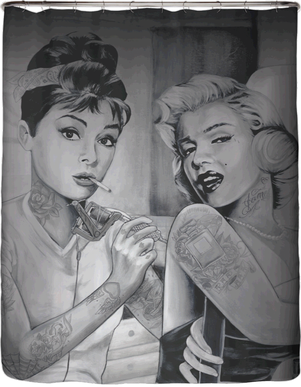 Scorpio Posters - Wholesale Shower Curtain - Shower Swag™ Shower Curtain  - Audrey And Marilyn0