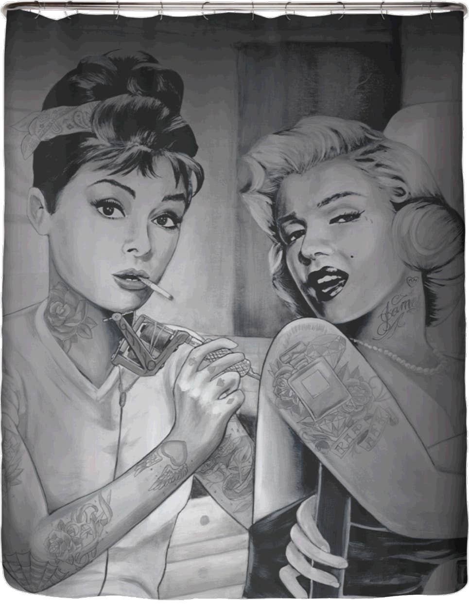 Scorpio Posters - Wholesale Shower Curtain - Shower Swag™ Shower Curtain - Audrey And Marilyn