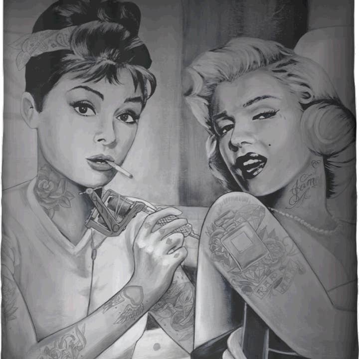 Scorpio Posters - Wholesale Shower Curtain - Shower Swag™ Shower Curtain - Audrey And Marilyn0