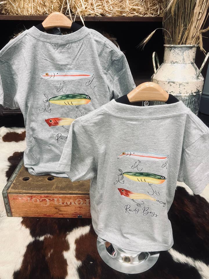 Fishing Lures Youth Tee for wholesale by Rowdy Boys