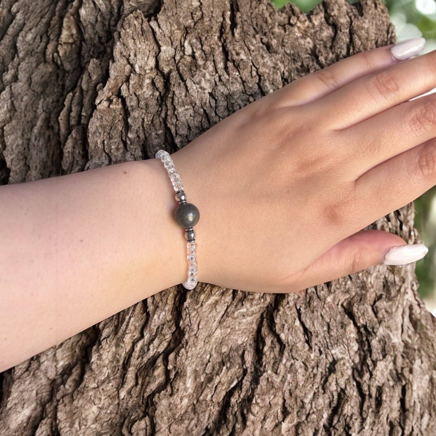 Mindful Intentions® - Wholesale Beaded Bracelet - Pyrite Bracelet- For Abundance, Prosperity, & Achieving Goals6