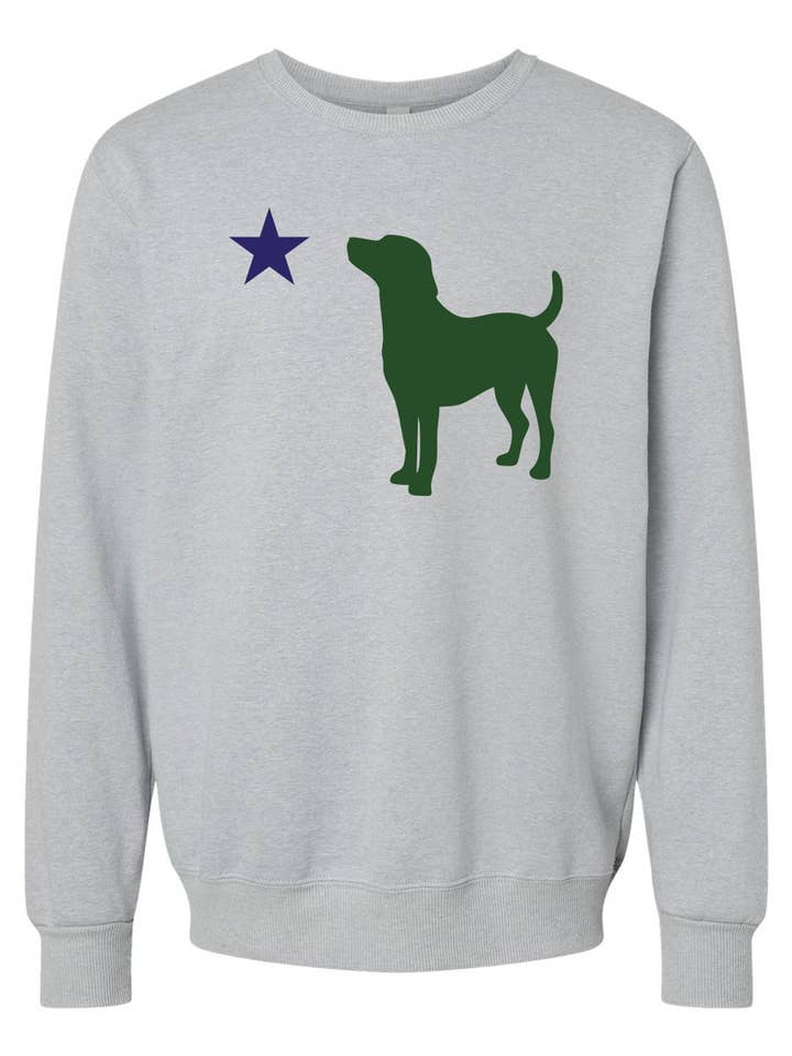 Maine Dog Flag Crewneck Sweatshirt - Unisex for wholesale by Rogue Life Maine