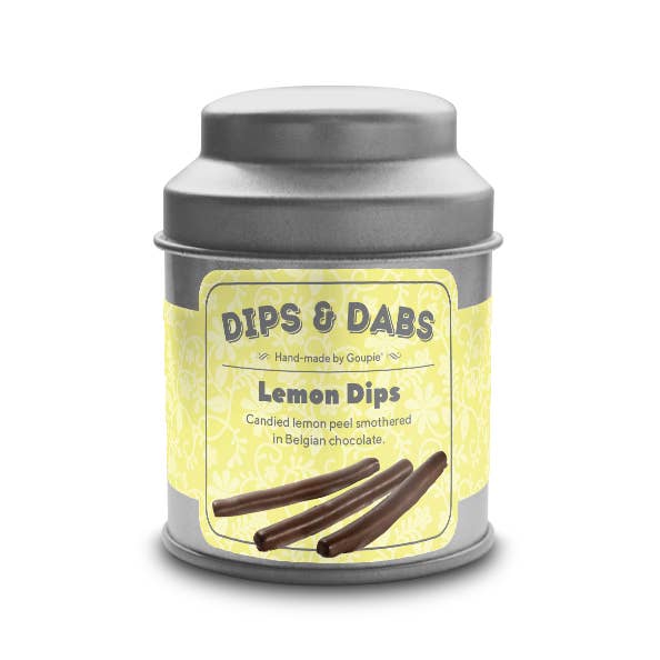 Trempettes au citron enrobées de chocolat pour la vente par Goupie