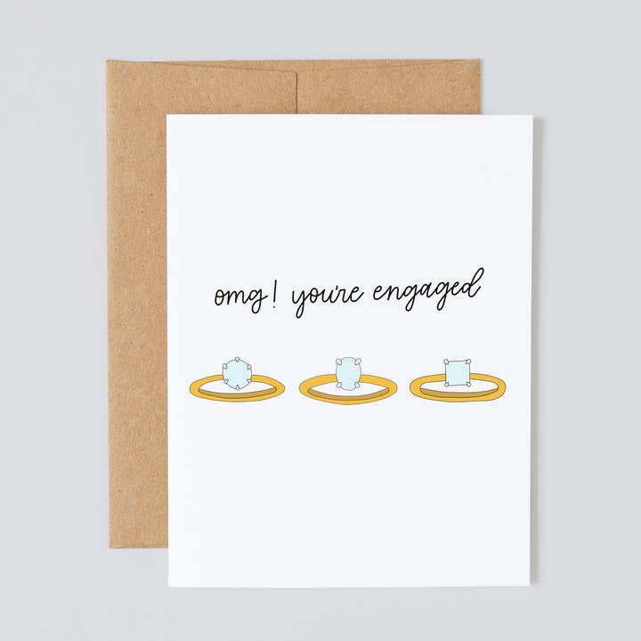 HERREGUD! Du är engagerad, Förlovningsringar, Bröllop för wholesale av Lady Lo Design