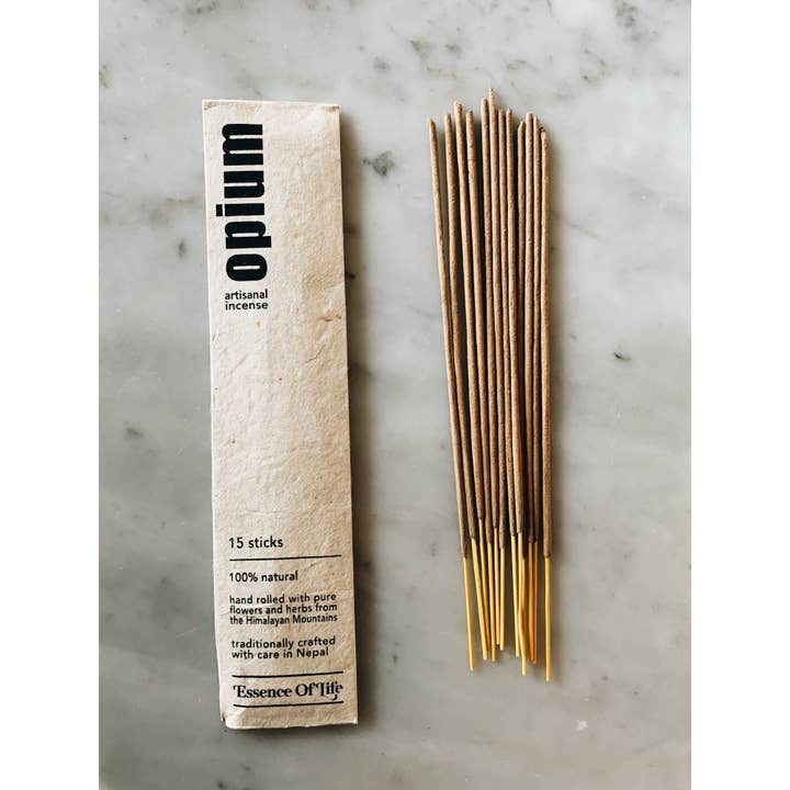 Essence of Life Organics - Wholesale Incense - Handcrafted 100% Natural Artisanal incense, Opium