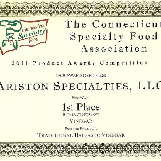 Ariston Specialties - Wholesale Vinegar - Traditional Balsamic Vinegar (Large) 16.9 fl oz / 500ml