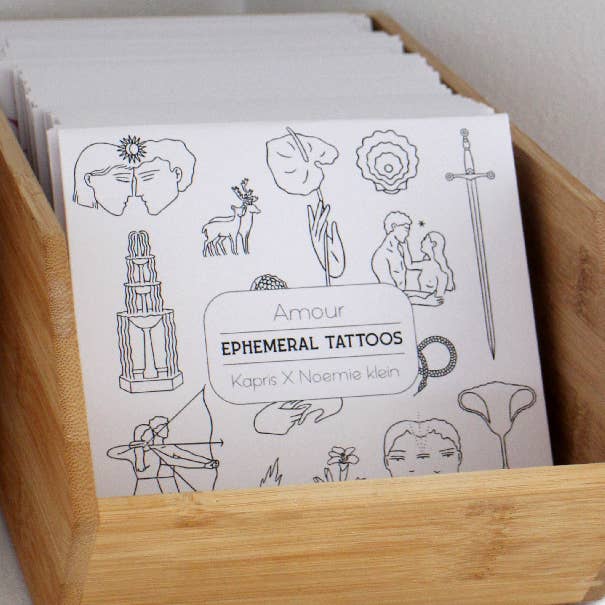 Tatouages temporaires - AMOUR for wholesale by Kapris