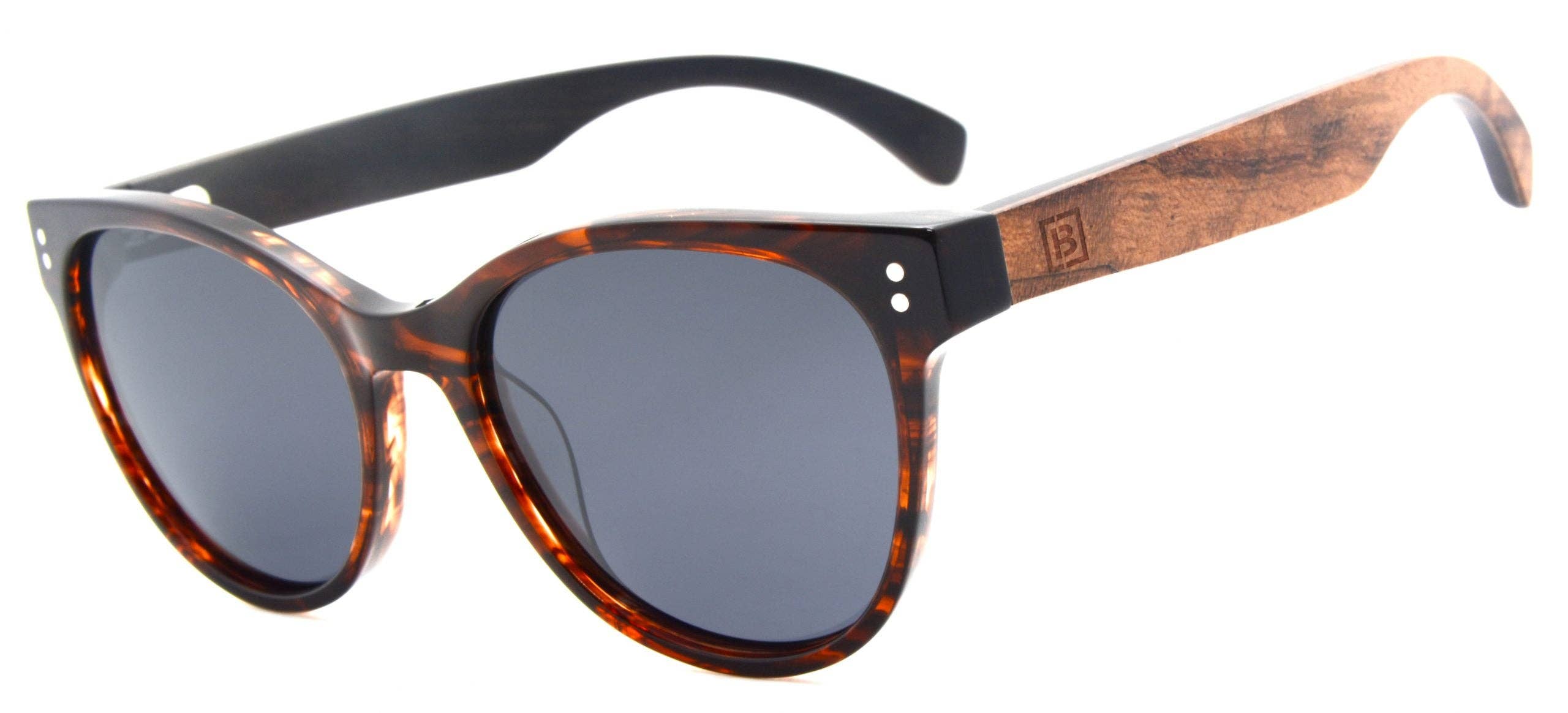 Billy Boston® – Großhandel Sonnenbrille – Unisex – Stella Cat Eye Acetat-Sonnenbrille mit Holzbügeln7