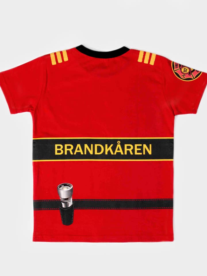 Fire-Fighter T-Shirt Organic Cotton 98-104 Cl for wholesale by Den Goda Fen