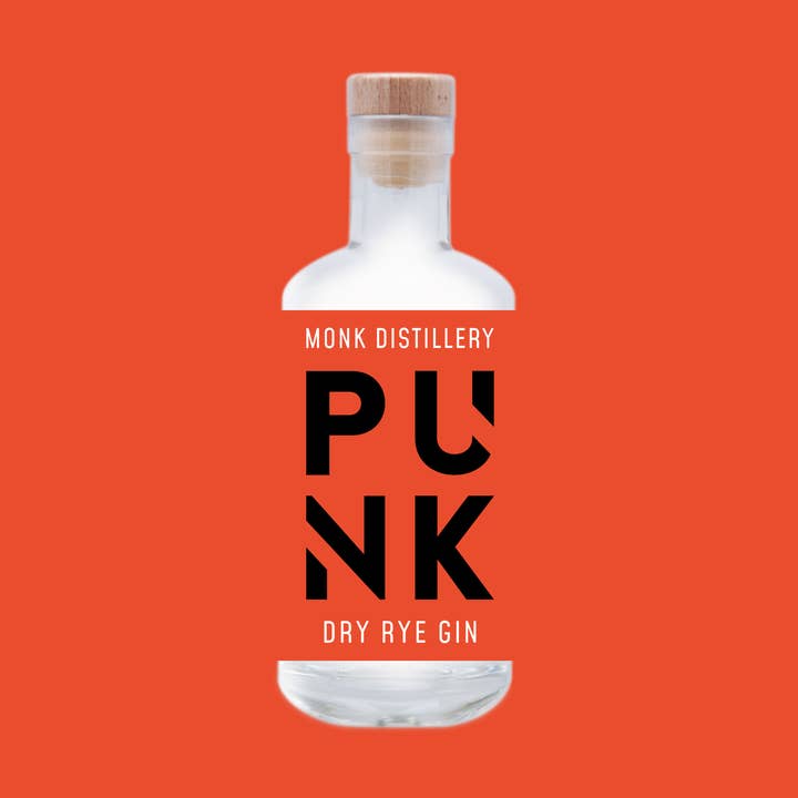 PUNK - Gin secco per la vendita all'ingrosso da parte di Monk Distillery