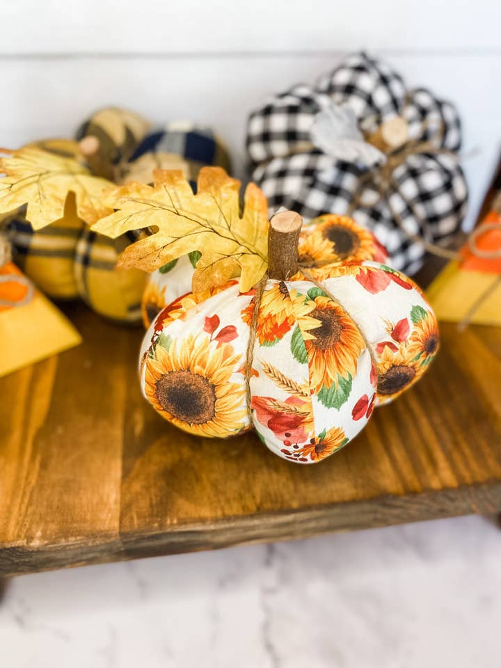 Citrouilles en tissu pour la vente par Beauty Among Us