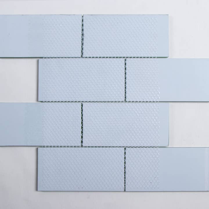 WS Tiles - Vente Carrelages muraux - Carreau de mosaïque en verre de 3" x 6", dosseret pour cuisine et salle de bain - 5 pieds carrés par carton23