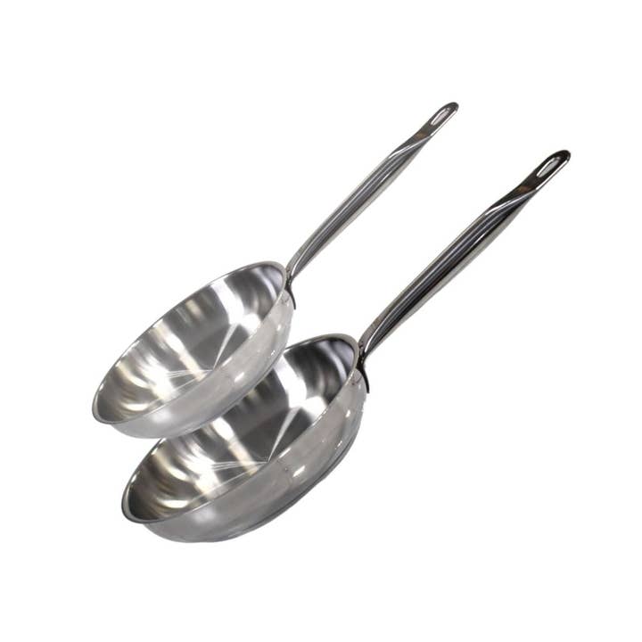 Zenker - Wholesale Pan - Set of 2 stainless steel pans, 24 cm and 28 cm, Elo Profi Therm