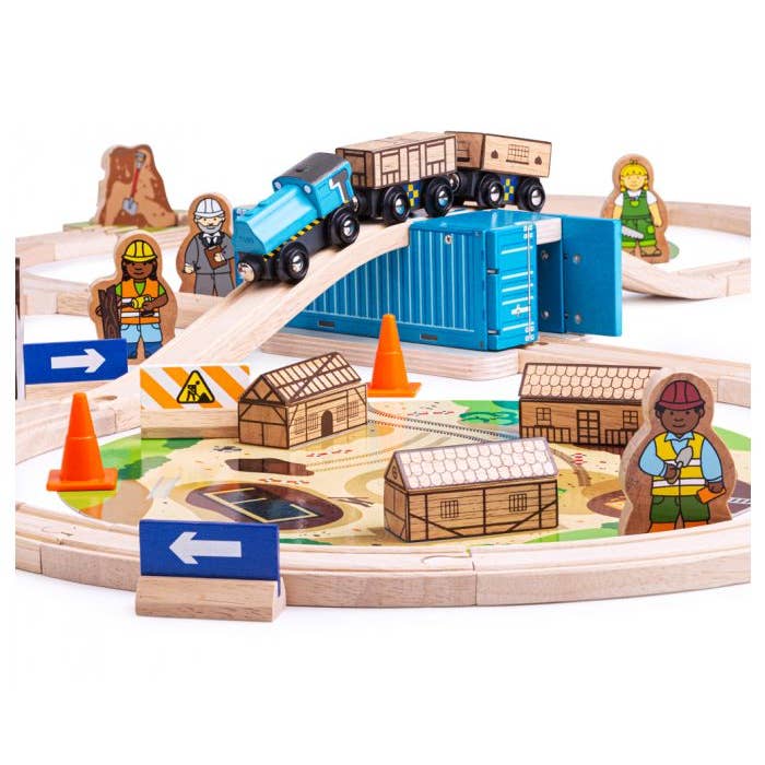Ensemble de train de construction pour la vente par Bigjigs Toys