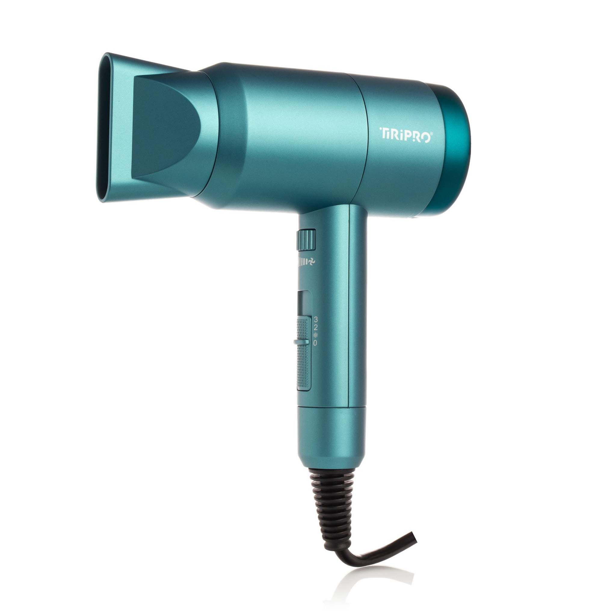 Tiri Pro - Wholesale Hair Dryer - 3pc Pro Dryer & Thermal Resistant Hair Brush Set - Turquoise2