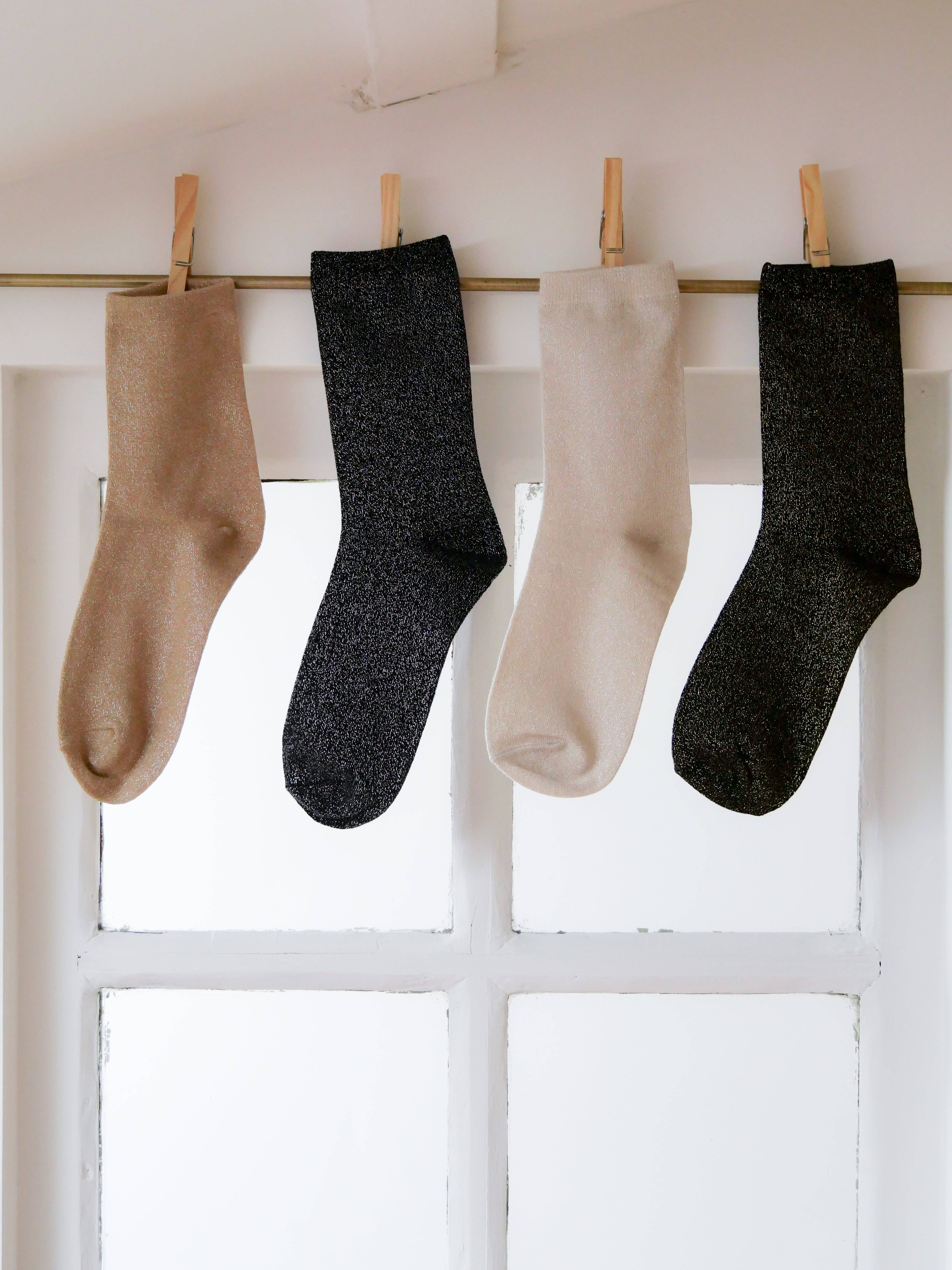 Gentil Coquelicot Paris – wholesale Socks – Women's – Glitter socks2