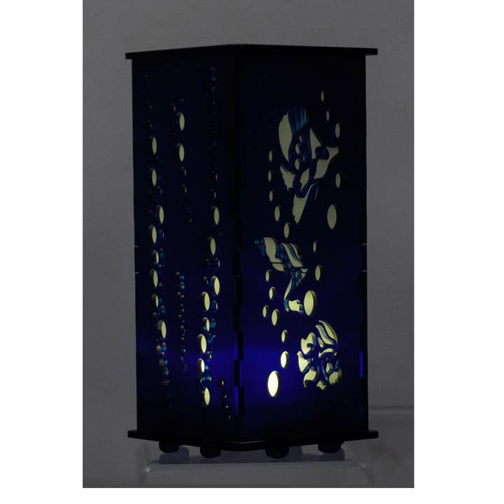 Luminaire tropical en acrylique pour la vente par Dee Janssen GlassWorks