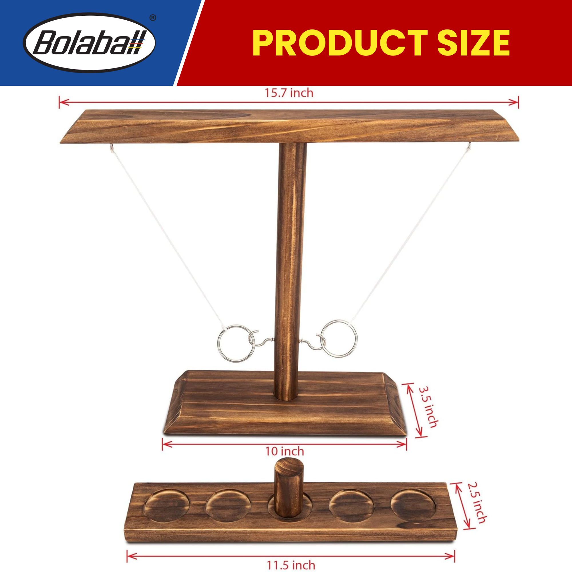 Ergodebrands - Wholesale Building Set - Kids - Bolaball Ring Toss Games for Adults, Yard Games, Patio Decor4