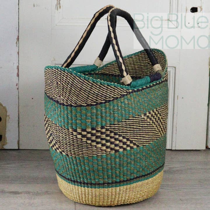 Big Blue Moma - Wholesale Grocery/Shopping Bag - U Shopper Large - Traditional Palette23