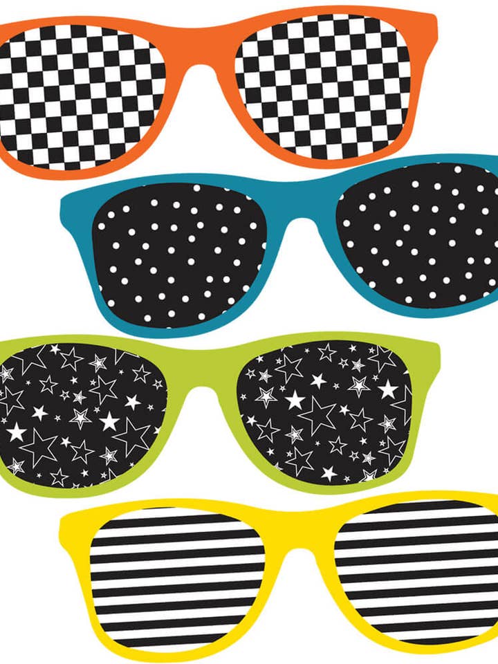 Lunettes de soleil School Pop Mini Cutouts pour la vente par Carson Dellosa Education