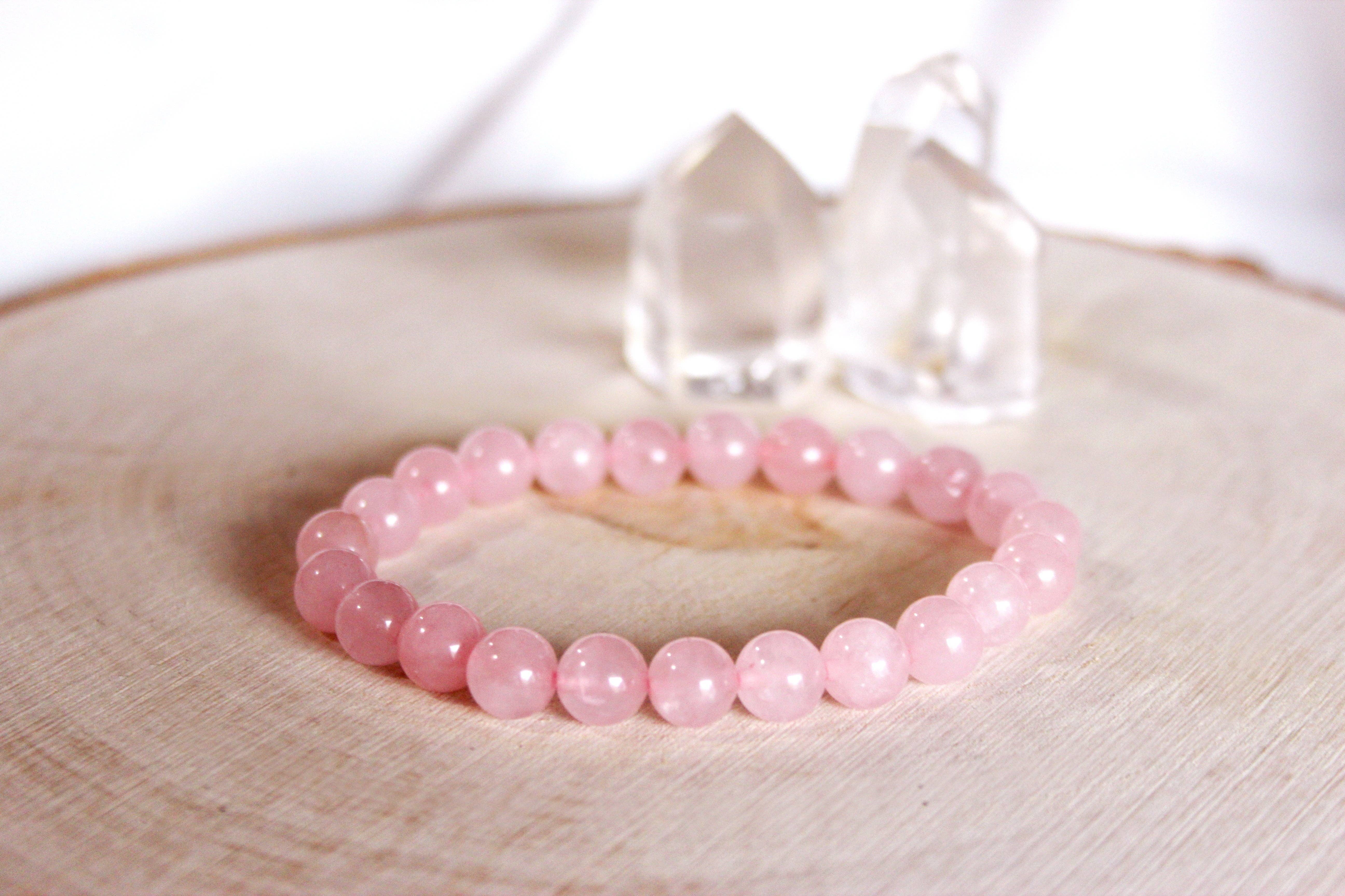 Mademoiselle Moana - Wholesale Beaded Bracelet - PINK QUARTZ BRACELET - Love/Serenity4