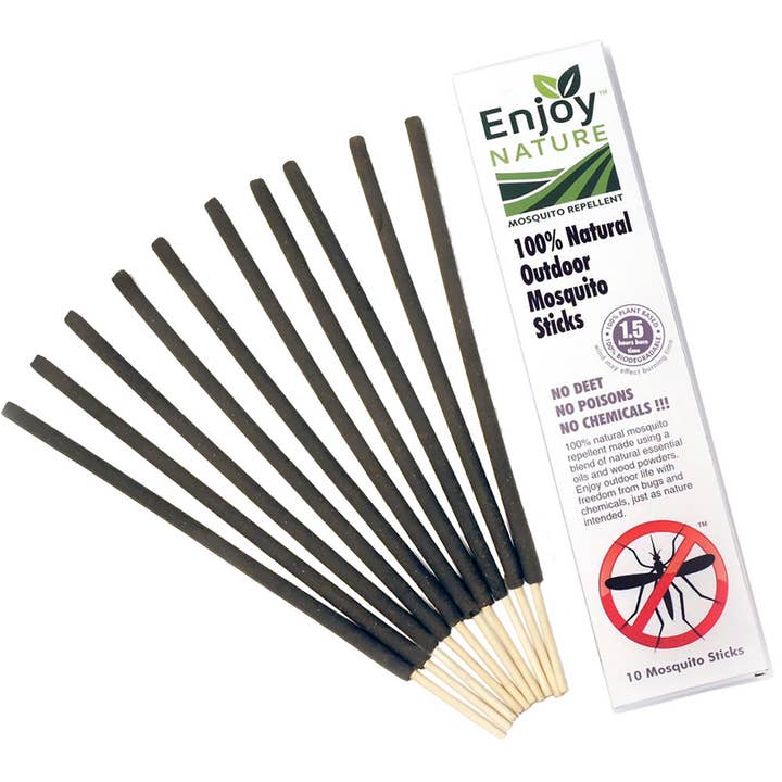 Kheops International - Wholesale Incense - Enjoy Nature Mosquito Repellent - 6 Boxes of 10 Sticks