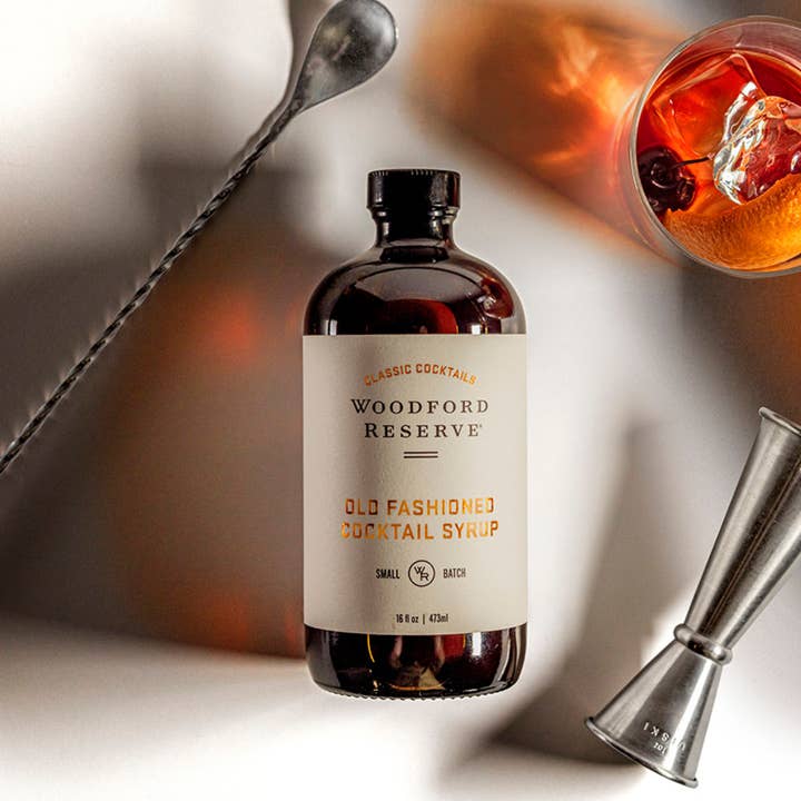 Bourbon Barrel Foods - Wholesale Cocktail Mix/Syrup - Woodford Reserve® Old Fashioned Cocktail Syrup 16oz1