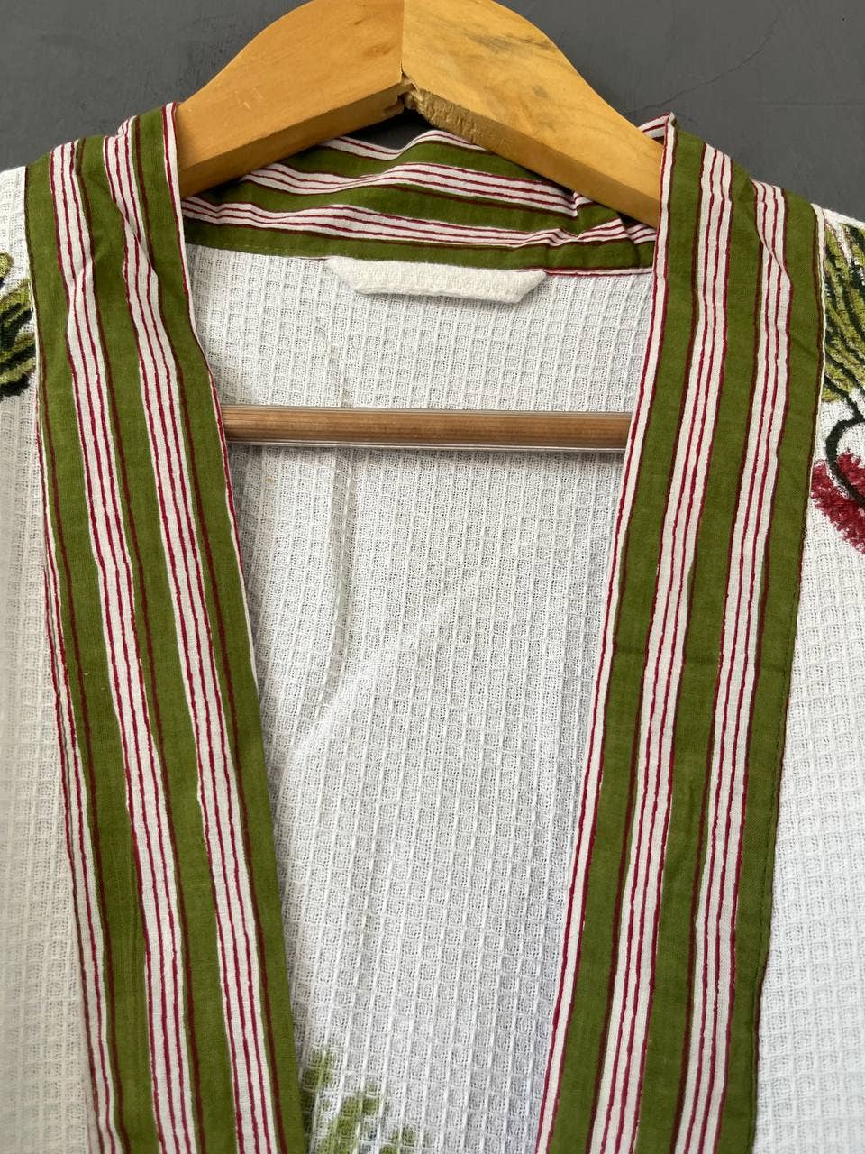 Bhawana Handicrafts - Vendita all'ingrosso Vestaglia - Donna - Accappatoio di lusso a nido d'ape da donna, vestaglia kimono1