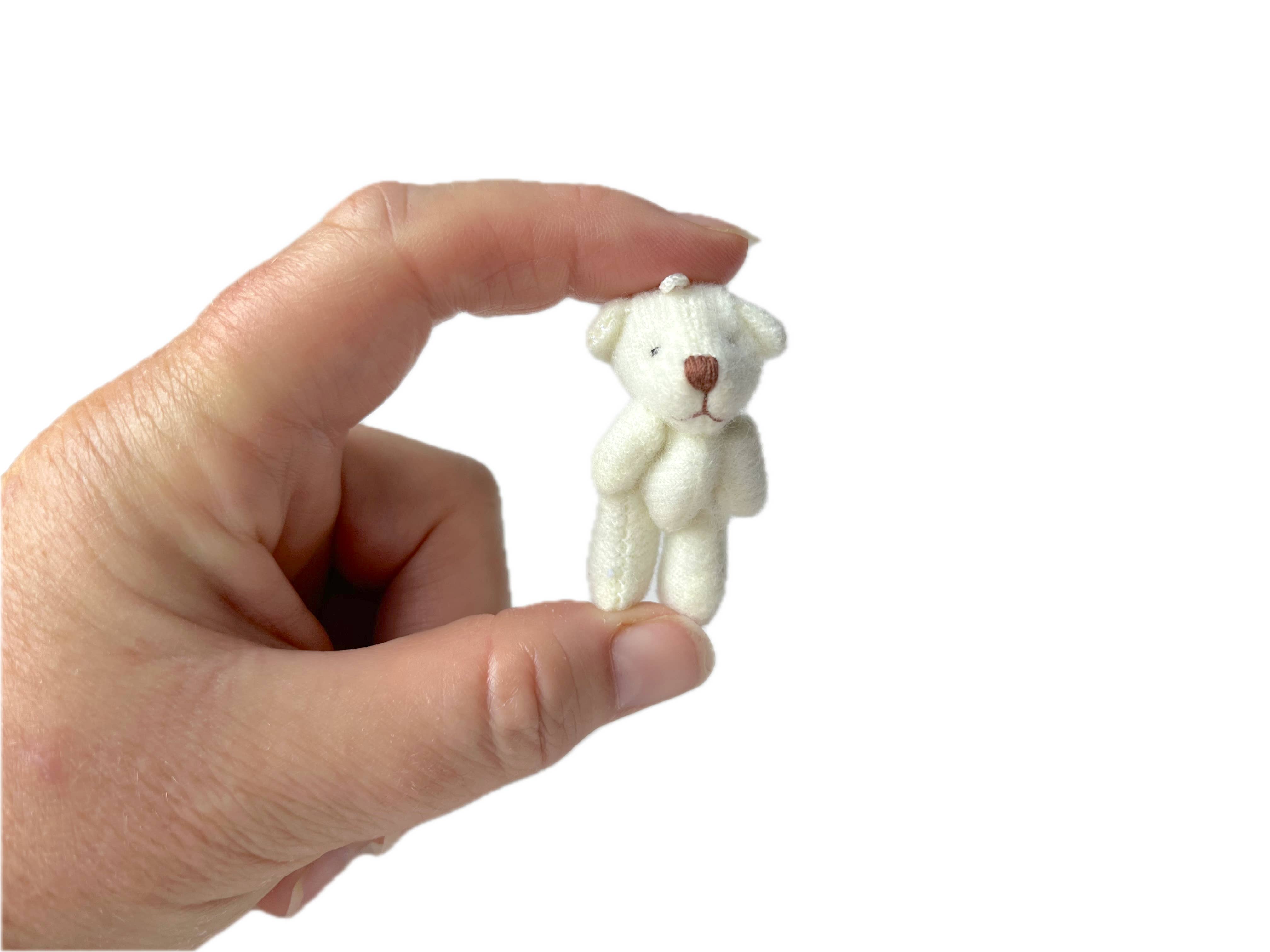 The Gifted Rat - Wholesale Stuffed/plush toy – Kids & baby - Tiny White Stuffed Bear (Cream)