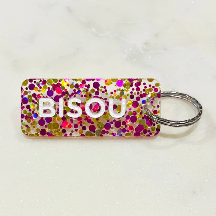 Plus de Love - Venta al por mayor Llavero - Unisex - BISOU Llavero con lentejuelas Más amor4