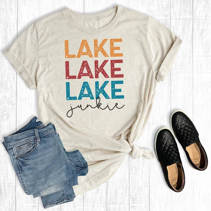 Lake Junkie Graphic Tee for wholesale by The Way Down South