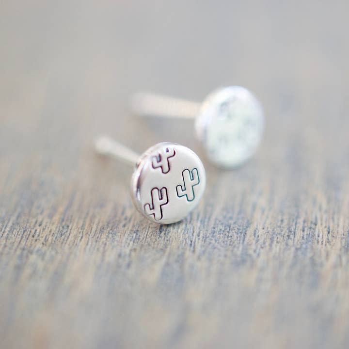 Kaktus-Ohrringe für den Großhandel von Tesoro Jewelry