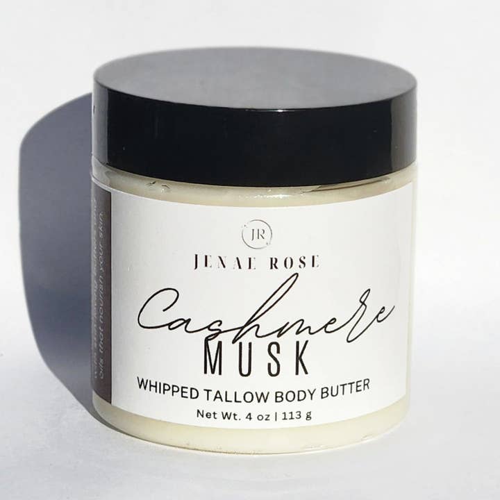 Cashmere Musk Whipped Tallow Butter for wholesale by Jenae Rose