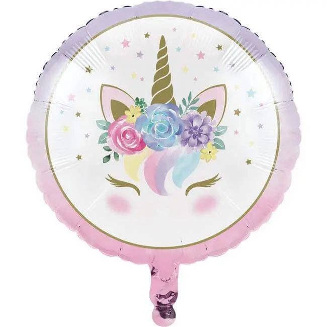 Party Expo, LLC – wholesale Balloon – Baby Shower - 18" Unicorn Mylar Balloon #4230