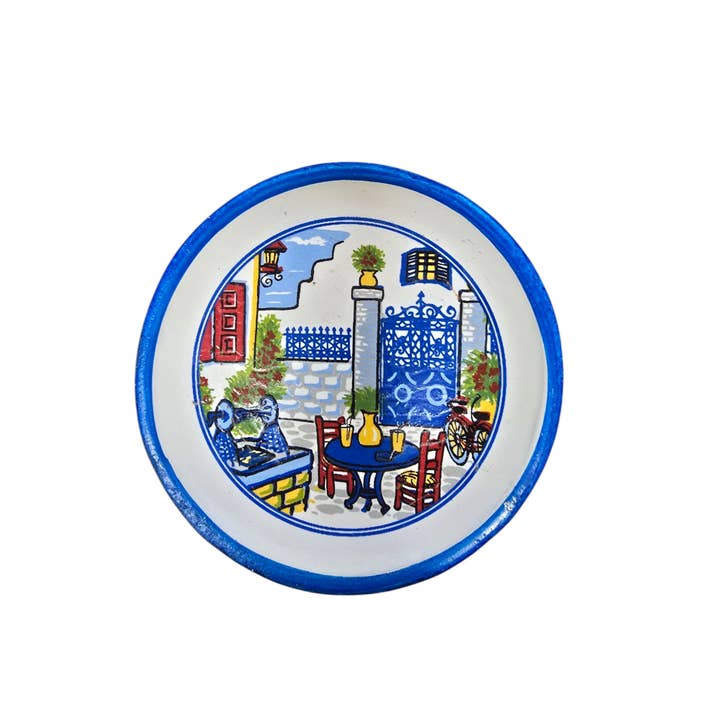 2 Greeks Inc - Wholesale Magnet - Handmade Ceramic Plate Magnets - Authentically Greek 1