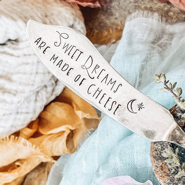 Sweet Thyme Design - Vendita all'ingrosso Coltello da formaggio - I sogni d'oro sono fatti di formaggio