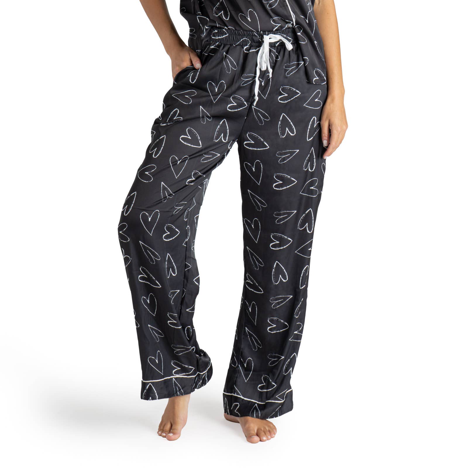 DM Merchandising - Wholesale Sleepwear Bottom - Women's - Hello Mello® Beauty Sleep Satin Pajama Pants Open Stock8