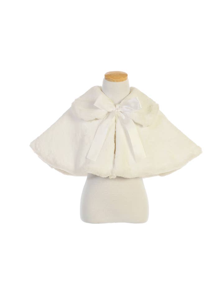 Sweet Kids, Inc. – Großhandel Cape – Kinder – C12 - Fellcape für Mädchen mit Kragen1