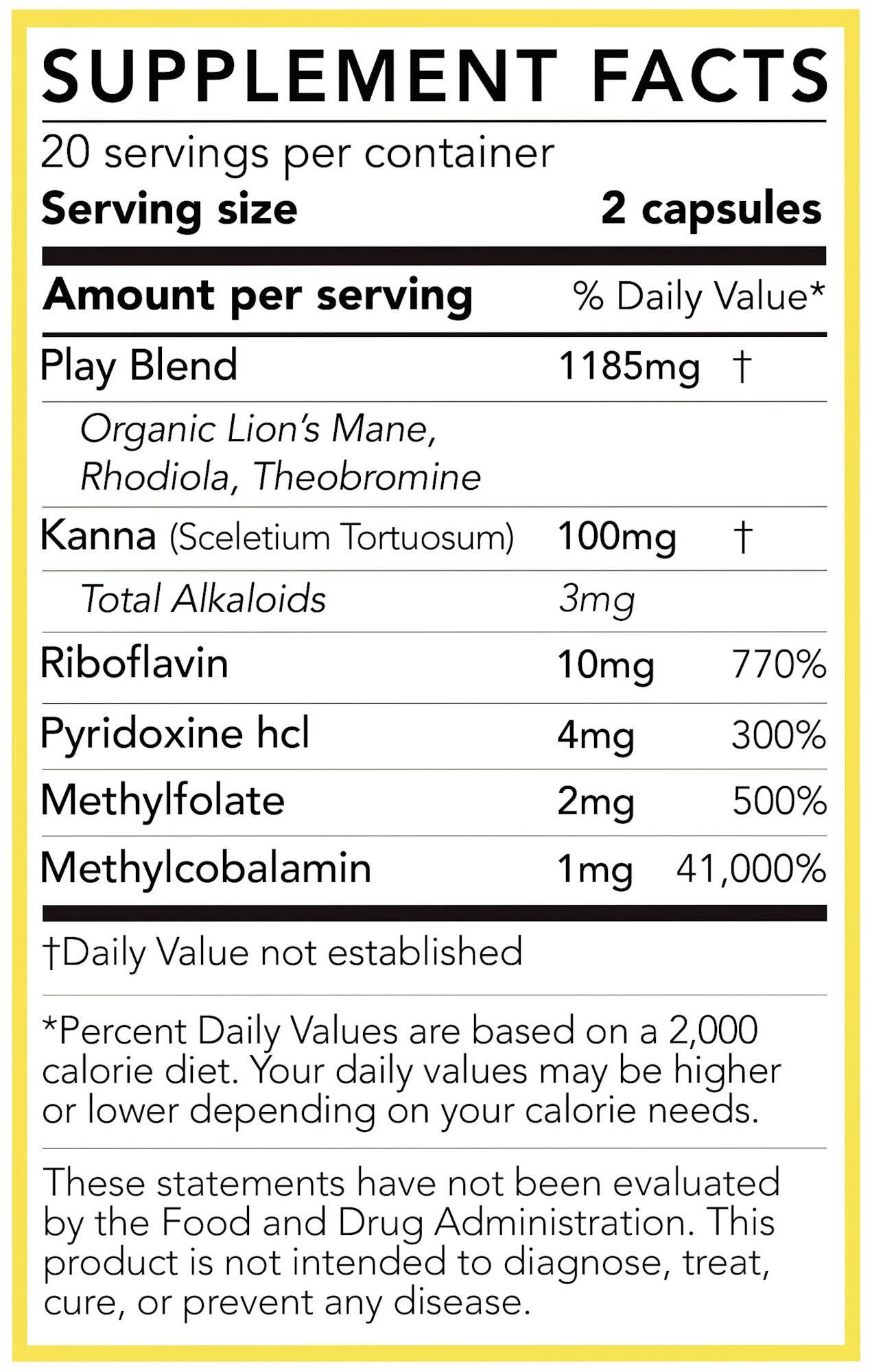 Hearthstone Collective - Wholesale Voedingssupplement/vitamine - PLAY | kanna microdose for joy + connection1