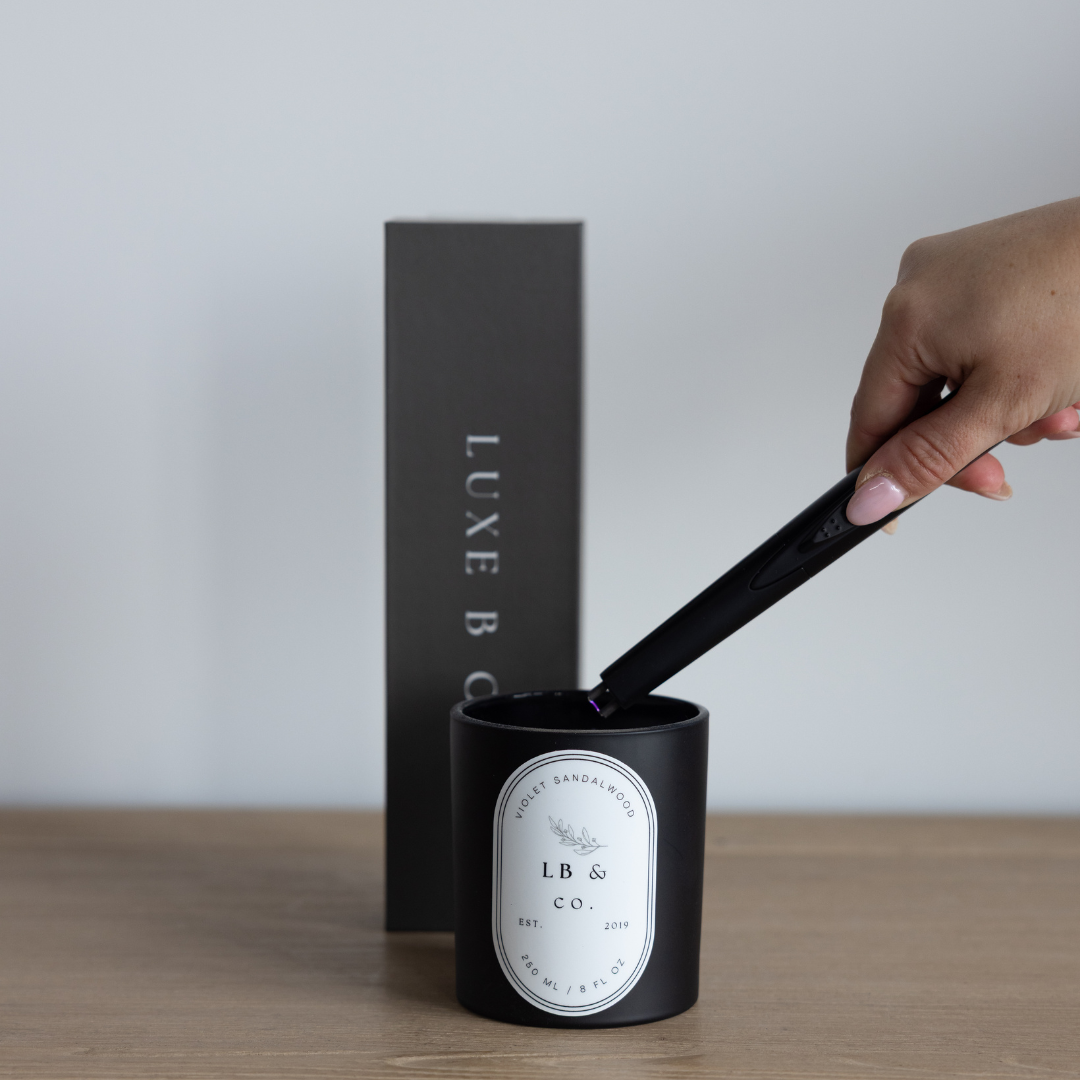 Luxe B Co – wholesale Lighter – Luxe USB Arc Lighters Matte Black2