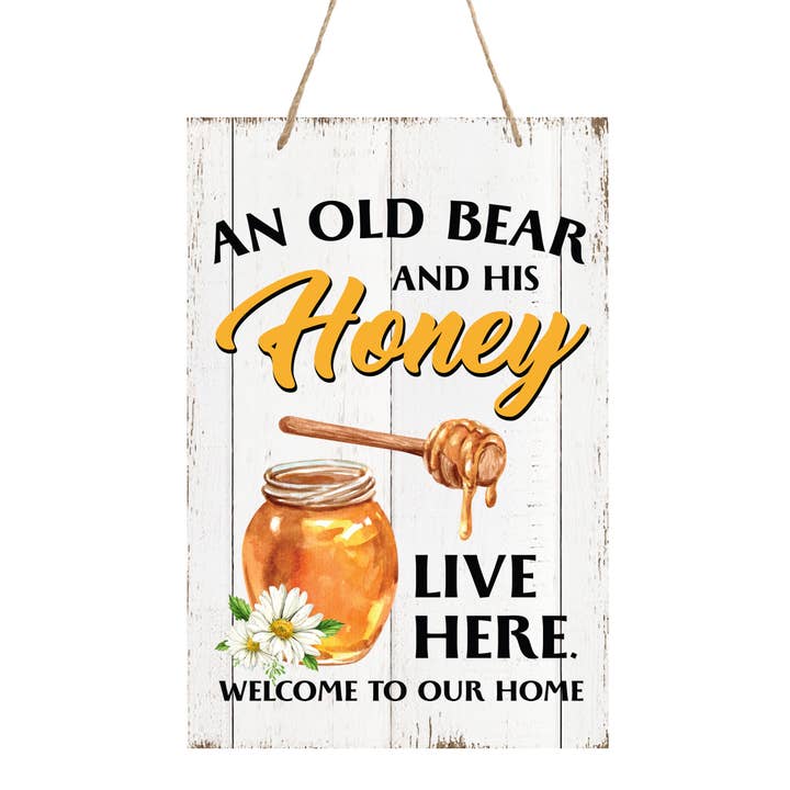 Mountain Rope Sign: Old Bear Cabin Decoration for wholesale by LifeSong Milestones