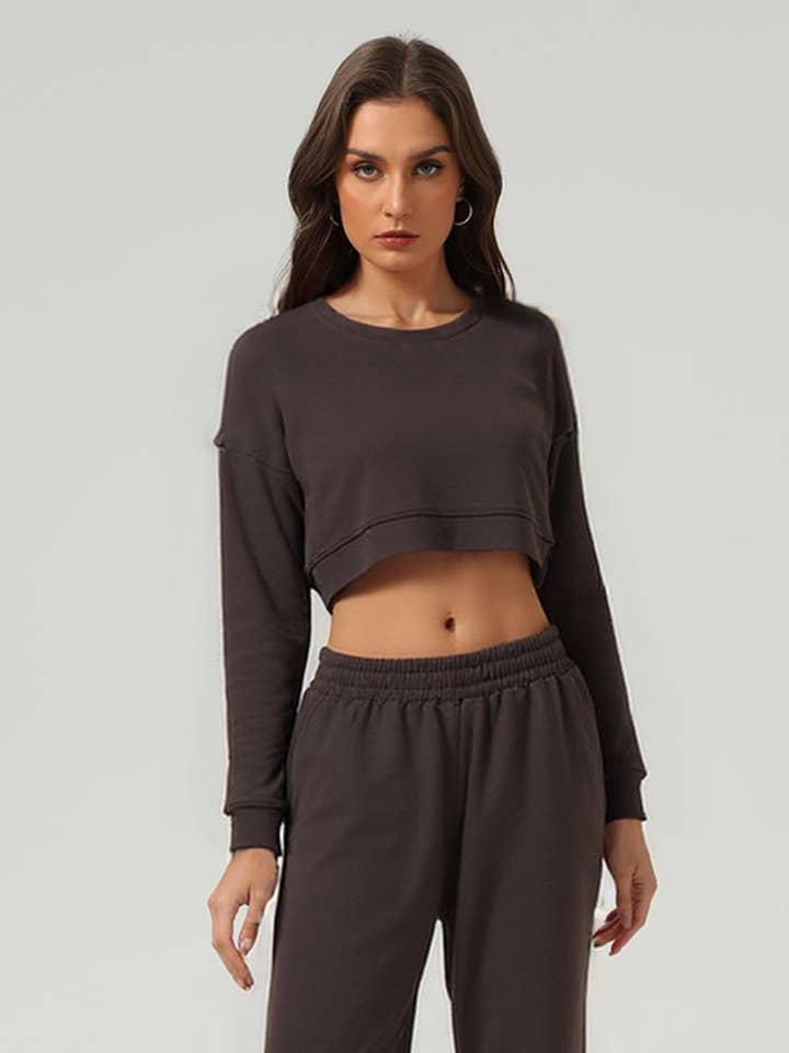 Women's crop top cropped crewneck sweatshirt and other Purchase Wholesale crop top sweatshirt. Free Returns & Net 60 Terms on Faire trending on Faire.