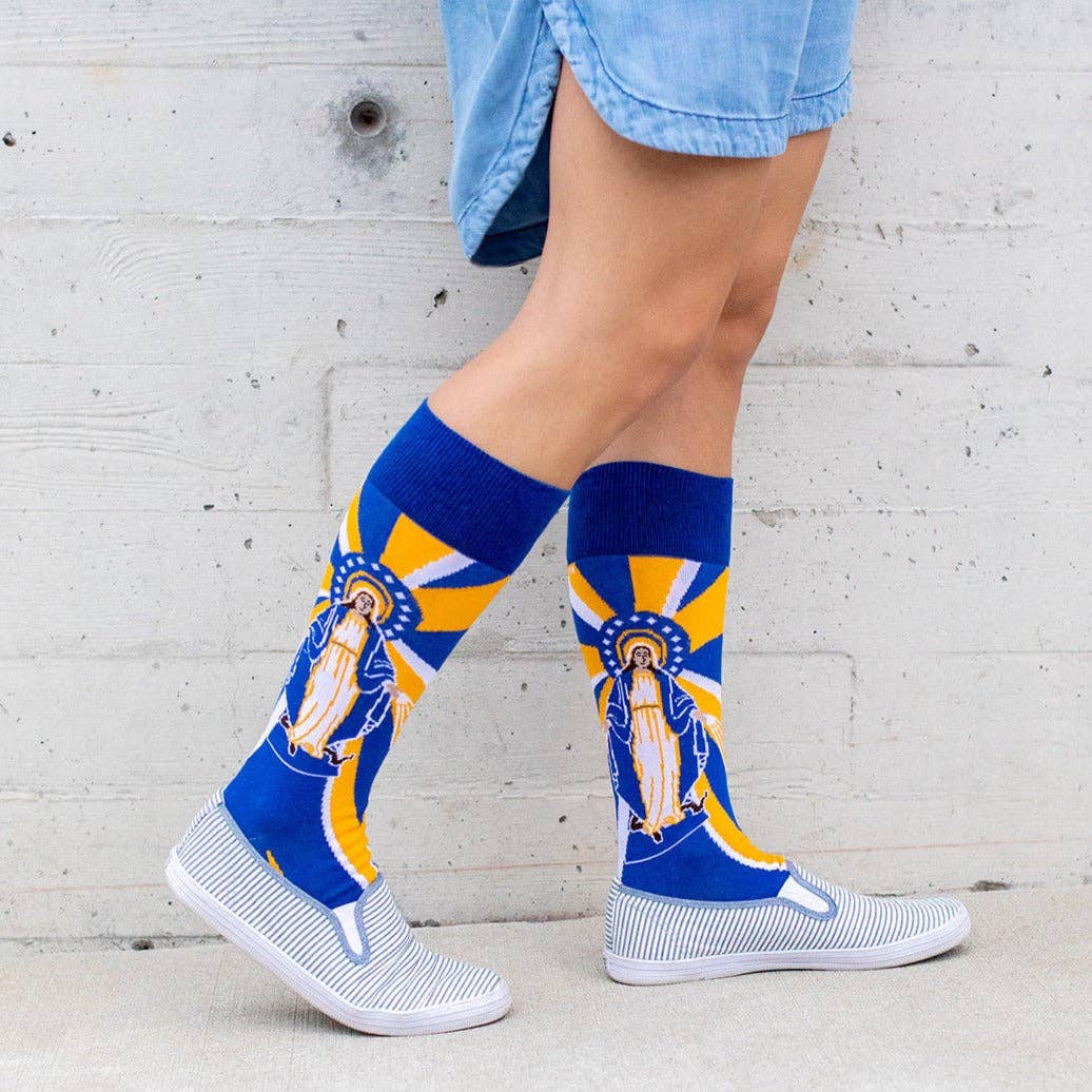 Sock Religious - Venta al por mayor Calcetines - Unisex - Calcetines para Adultos Nuestra Señora de la Gracia4