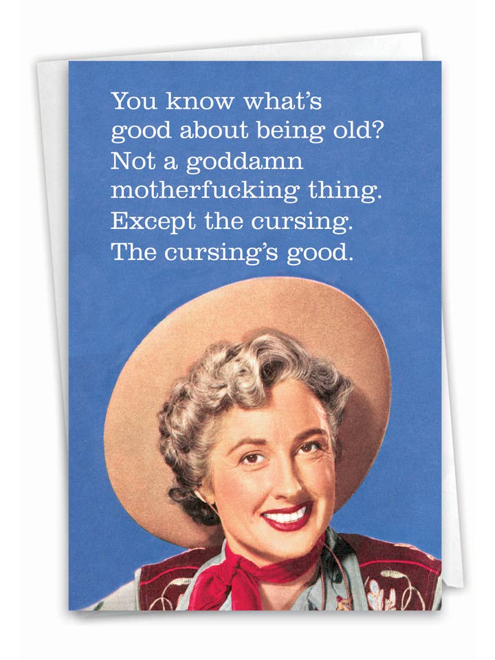 Carte d'anniversaire - Cursing Is Good pour la vente par NobleWorks