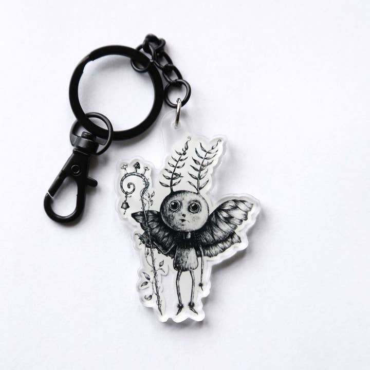 ScreamPrintShop - Wholesale Keychain - Women's - Faerie Keychain | Acrylic | Fairy | Spooky Cute | Cottagecor1