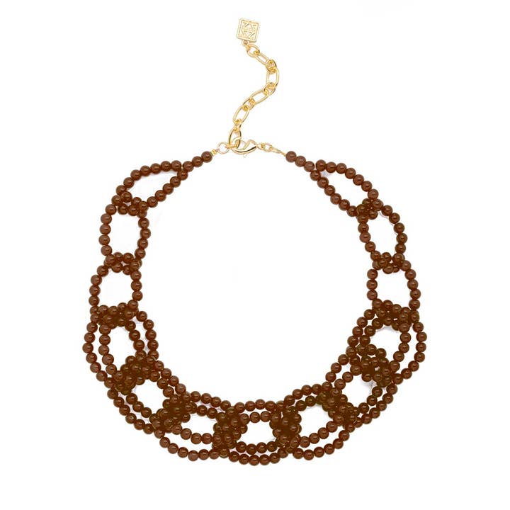 ZENZII Jewelry – Großhandel Perlenkette – Halskette mit Glasperlen und Gliederhalsband15