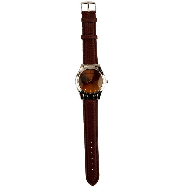 Men's watch Greg, Brown1, without battery check! for wholesale by EHAWA