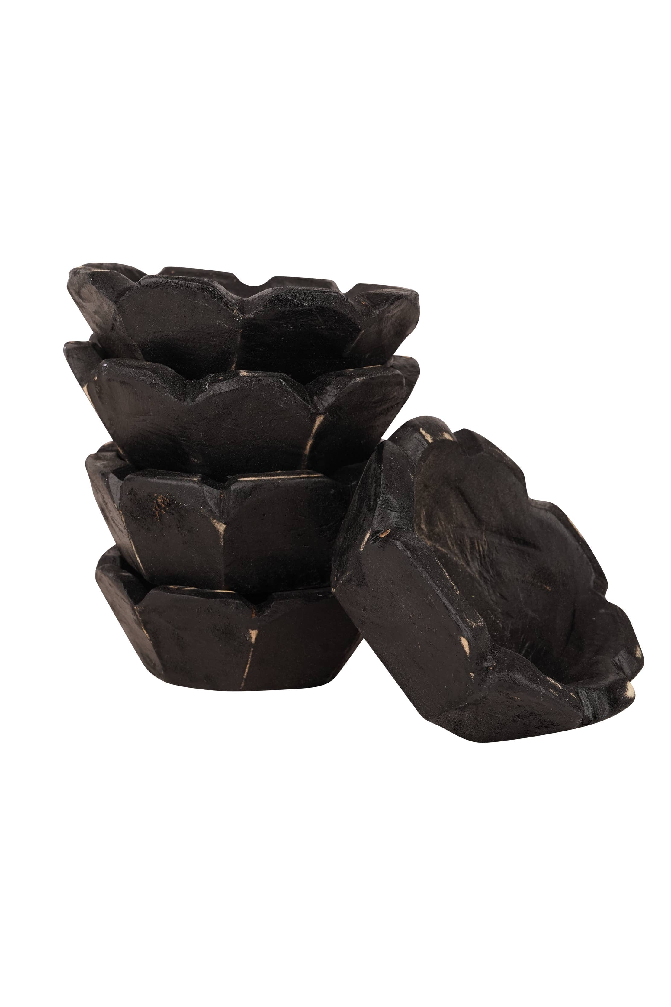 My Amigos Imports - Wholesale Candle holder - Stubby™ Mini Flower Dough Bowl-Candle Ready-6 inches0