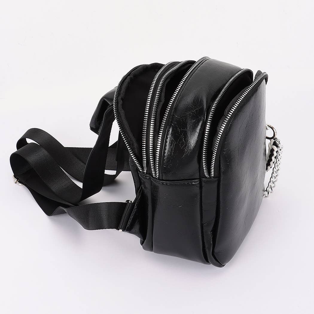 3AM BY H&D ACCESSORIES – wholesale Ryggsäck - Dam – Metallic PU-ryggsäck3